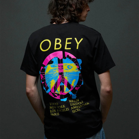 Obey Ανδρική κοντομάνικη μπλούζα Peace Brick Tee